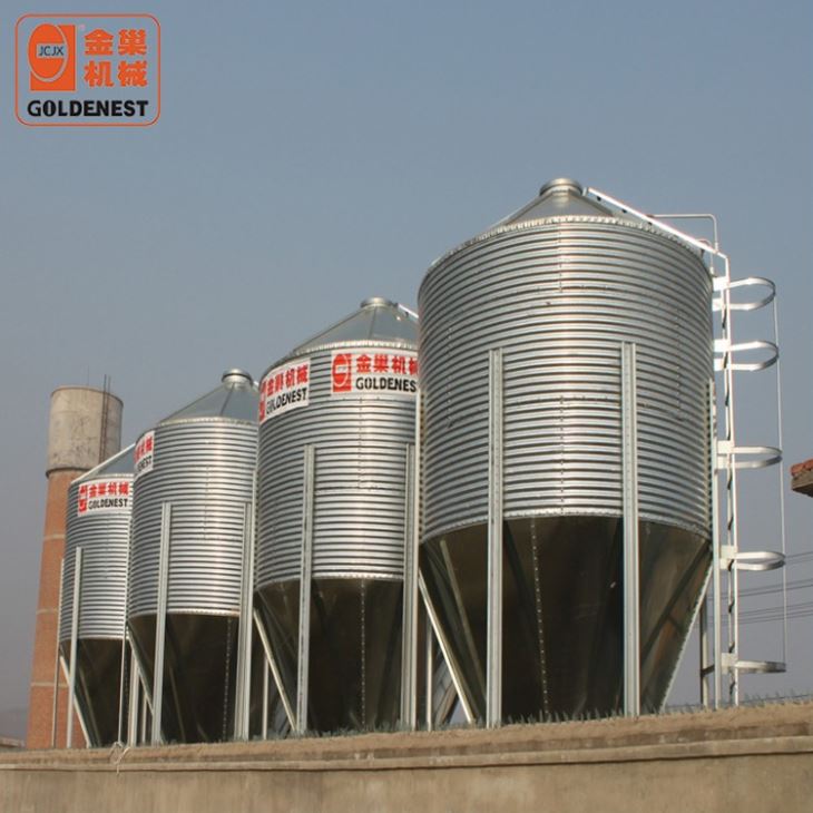 Goldenest Hot-Dip Galvanized Feed Silo Feed Tower