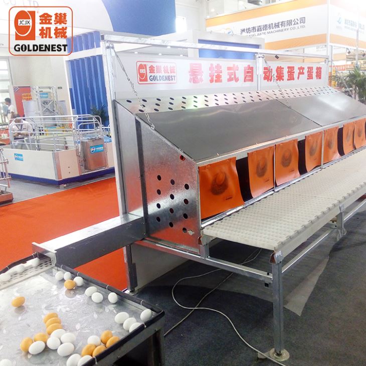 Poultry Farm Double Side Automatic Egg Nest System Chicken Laying Box